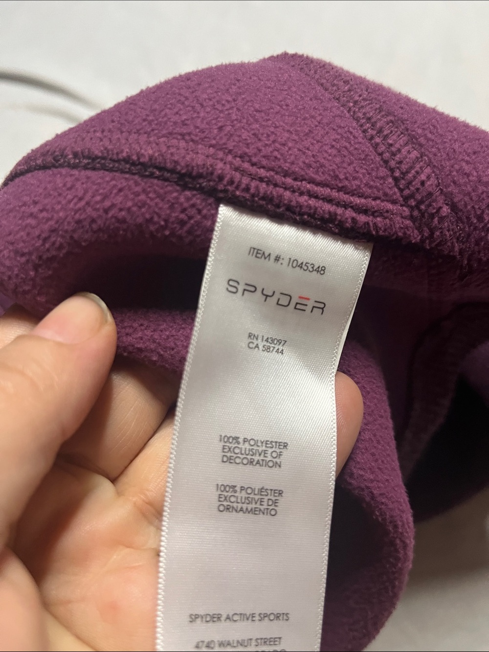 Spyder Full Zip Jacket - Picture 8 of 10